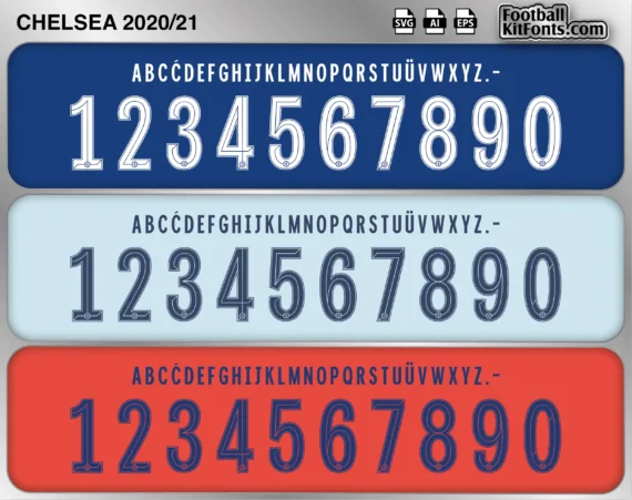 TEST Chelsea 2020-21 Font