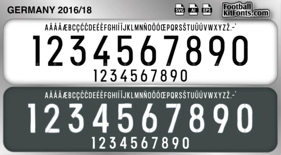 TEST Germany 2016-18 Font