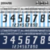 Argentina 2004-06 font football shirt vector design
