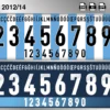 Argentina 2012-14 font football shirt vector design