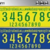 Brazil 2010-11 font football shirt vector design