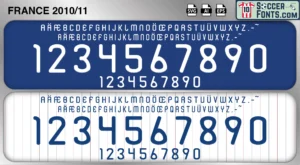 France 2010-11 font football shirt vector design