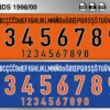Netherlands 1998-00 font football shirt vector design