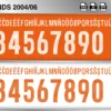 Netherlands 2004-06 font football shirt vector design