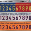 FC Barcelona 1999-00 font football shirt vector design