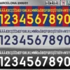 FC Barcelona 2000-01 font football shirt vector design