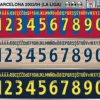 FC Barcelona 2003-04 font La Liga football shirt vector design