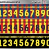 FC Barcelona 2013-14 font football shirt vector design