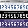 Real Madrid 2006-07 font football shirt vector design
