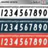 Real Madrid 2018-19 font football shirt vector design