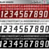AC Milan 2002-03 Font football shirt vector design