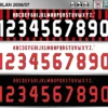 AC Milan 2006-07 Font football shirt vector design
