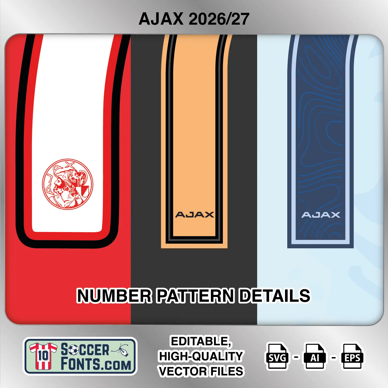 Ajax 2026-27 Font - Image 5