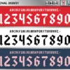 Arsenal 2020-21 font football shirt vector design