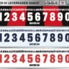 Bayer Leverkusen 2026-27 font football shirt vector design