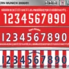 Bayern Munich 2000-01 Font football shirt vector design
