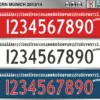Bayern Munich 2013-14 Font football shirt vector design