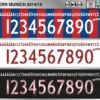 Bayern Munich 2014-15 Font football shirt vector design
