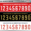 Bayern Munich 2021-22 Font football shirt vector design