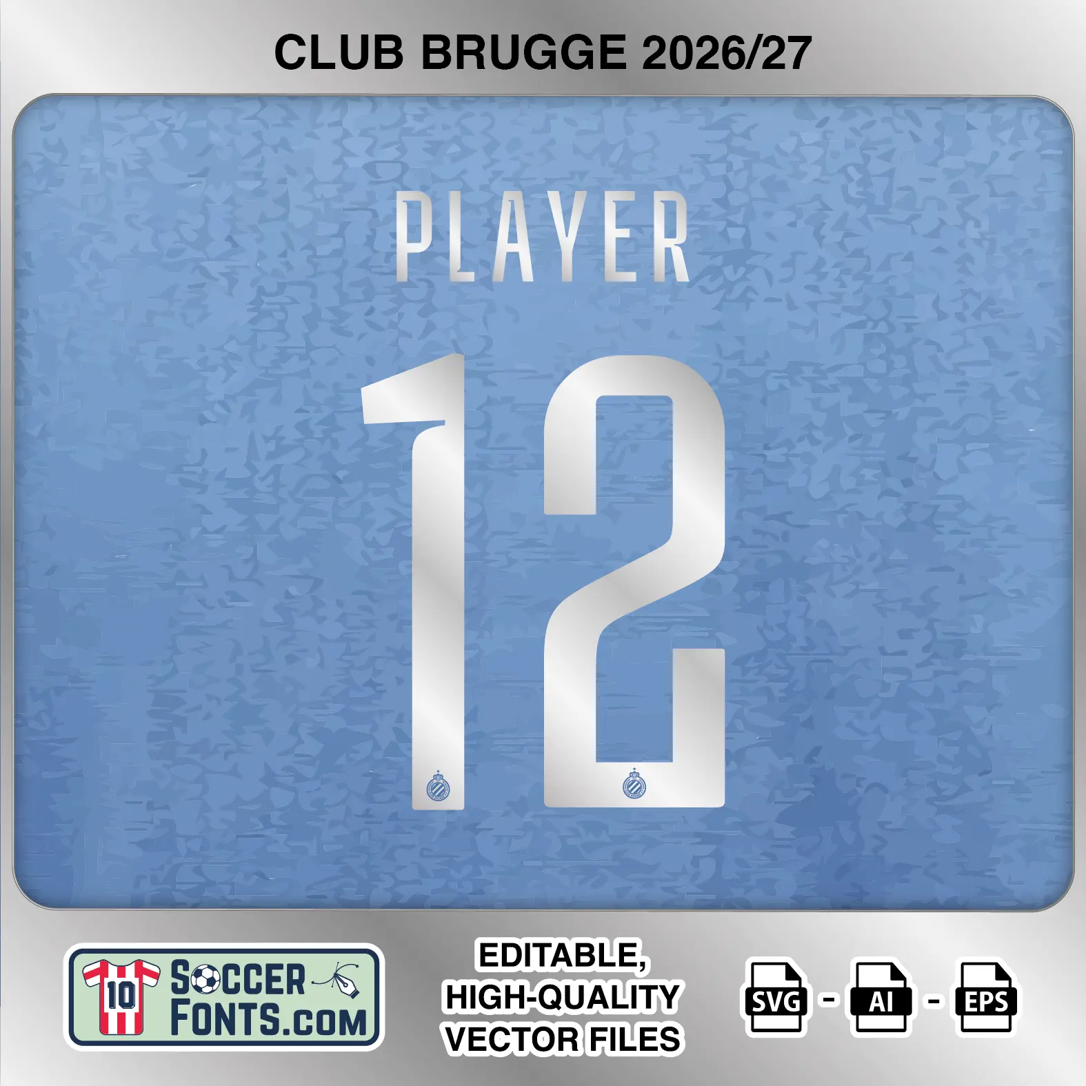 Club Brugge 2026-27 Font - Image 4
