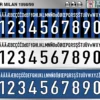 Inter Milan 1998-99 Font football shirt vector design