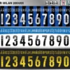 Inter Milan 2004-05 Font football shirt vector design
