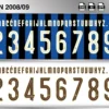 Inter Milan 2008-09 Font football shirt vector design