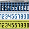 Inter Milan 2015-16 Font football shirt vector design