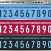 Manchester City 2017-18 Font football shirt vector design