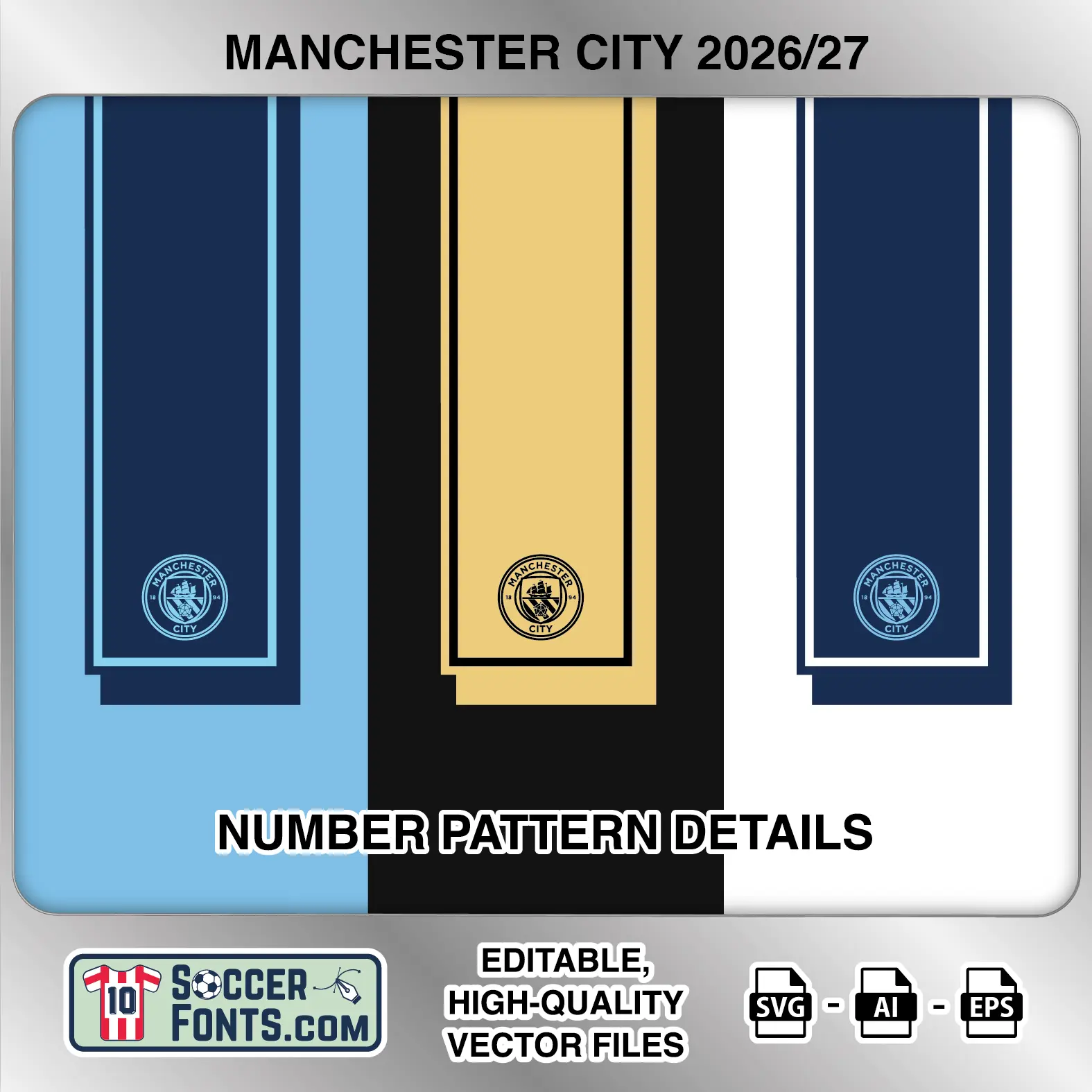 Manchester City 2026-27 Font - Image 5