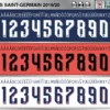 PSG 2019-20 Font football shirt vector design