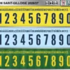 Union SG 2026-27 football shirt font showing alphabet letters and jersey numbers