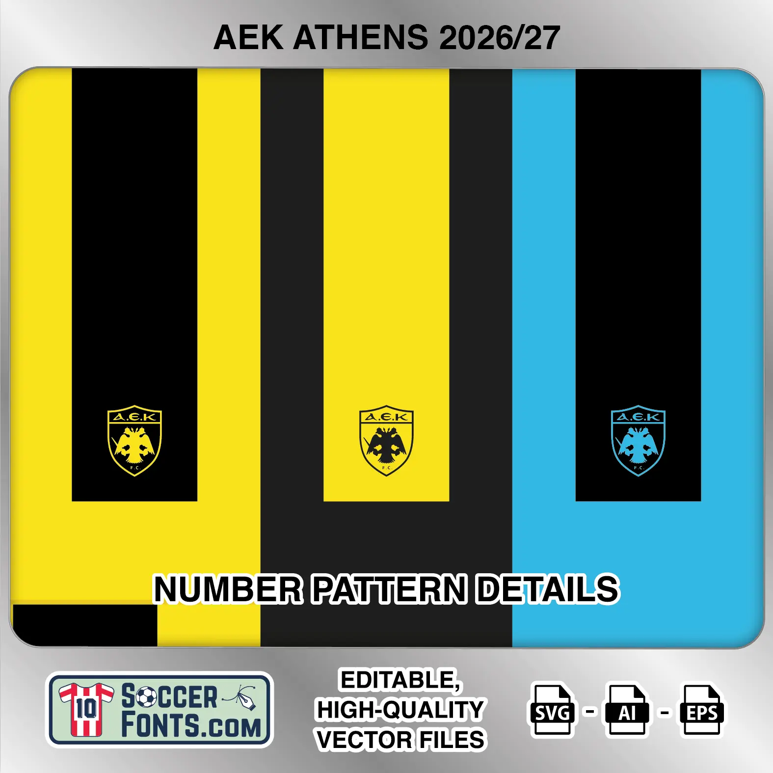 AEK Athens 2026-27 Font - Image 5