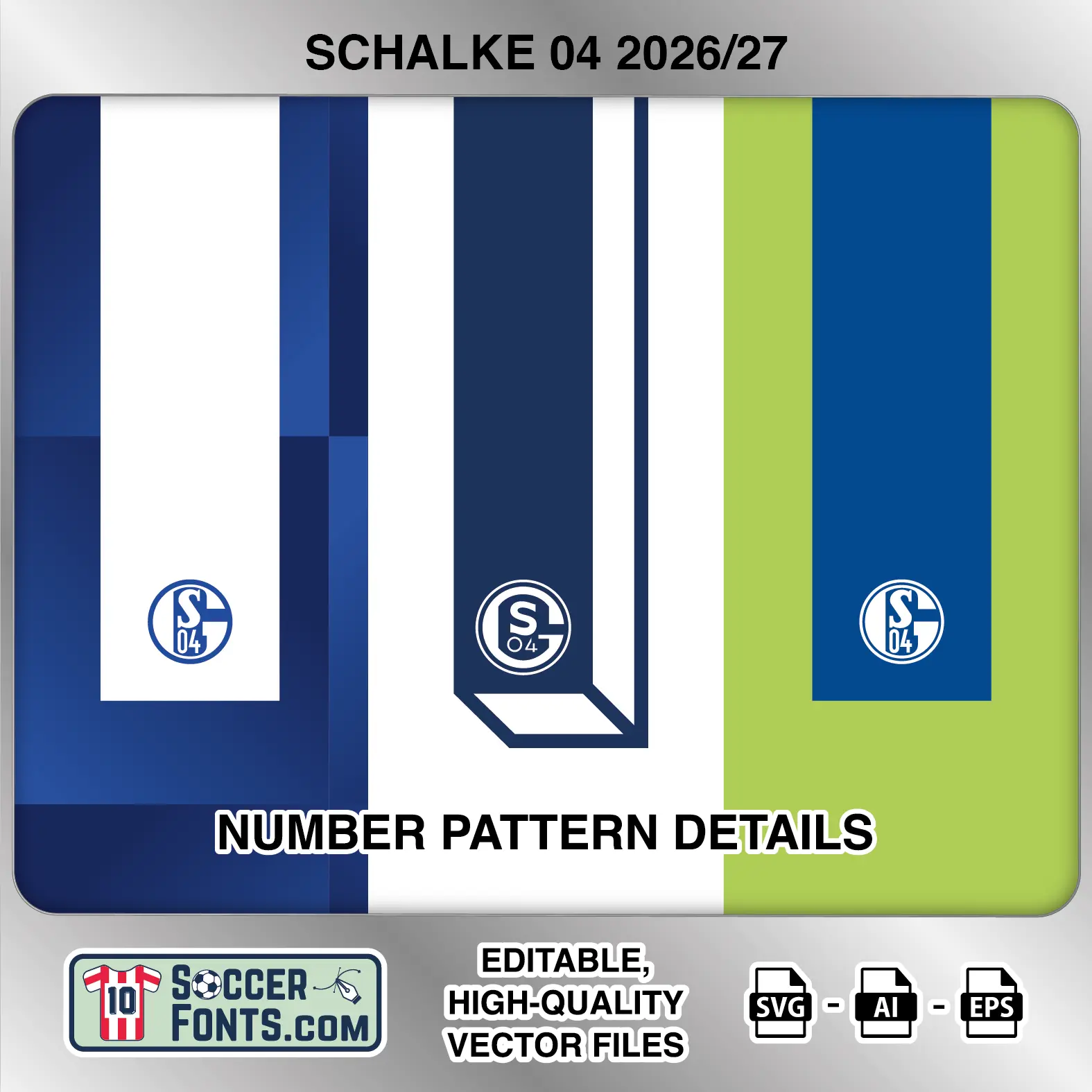 Schalke 04 2026-27 Font - Image 5