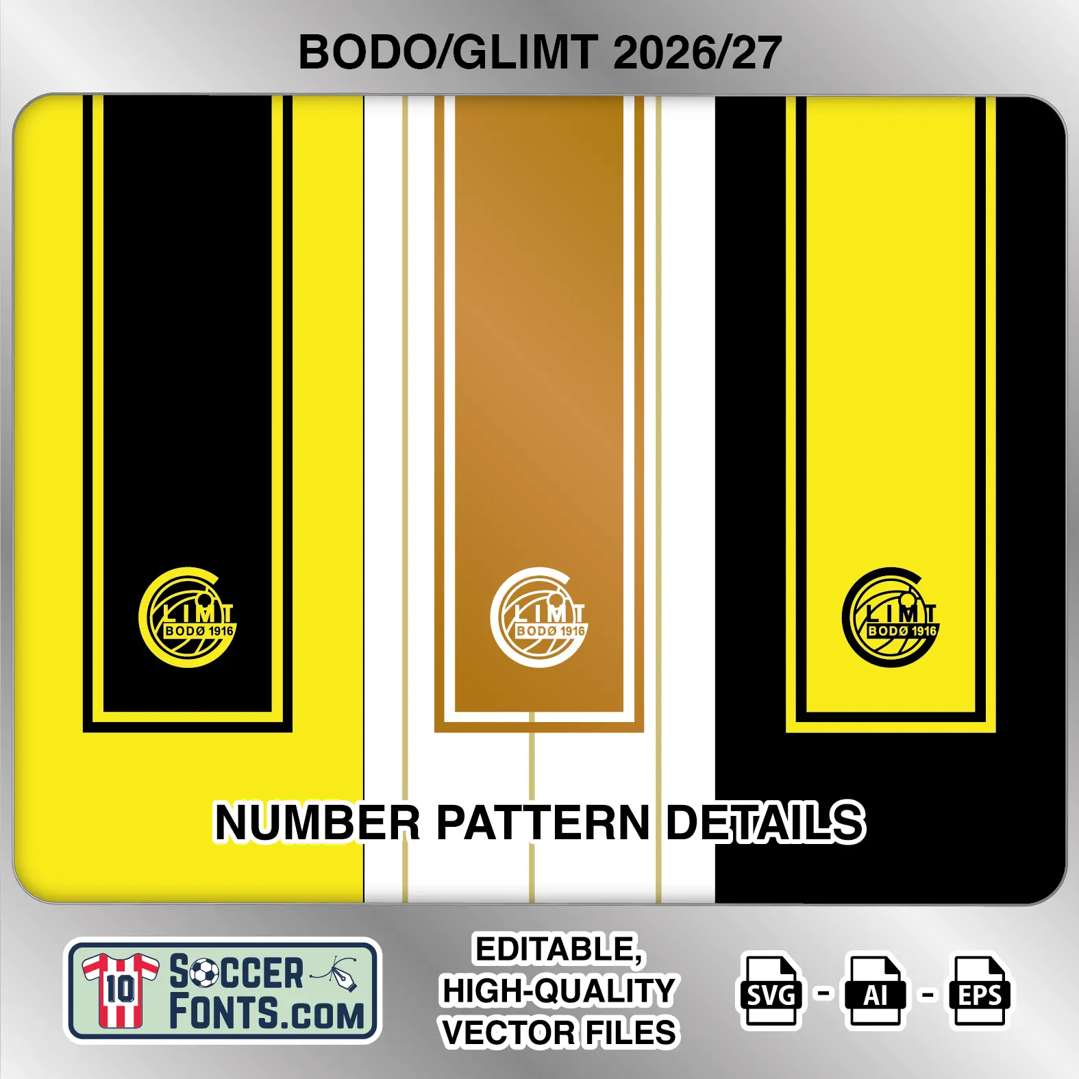Bodo/Glimt 2026-27 Font - Image 5